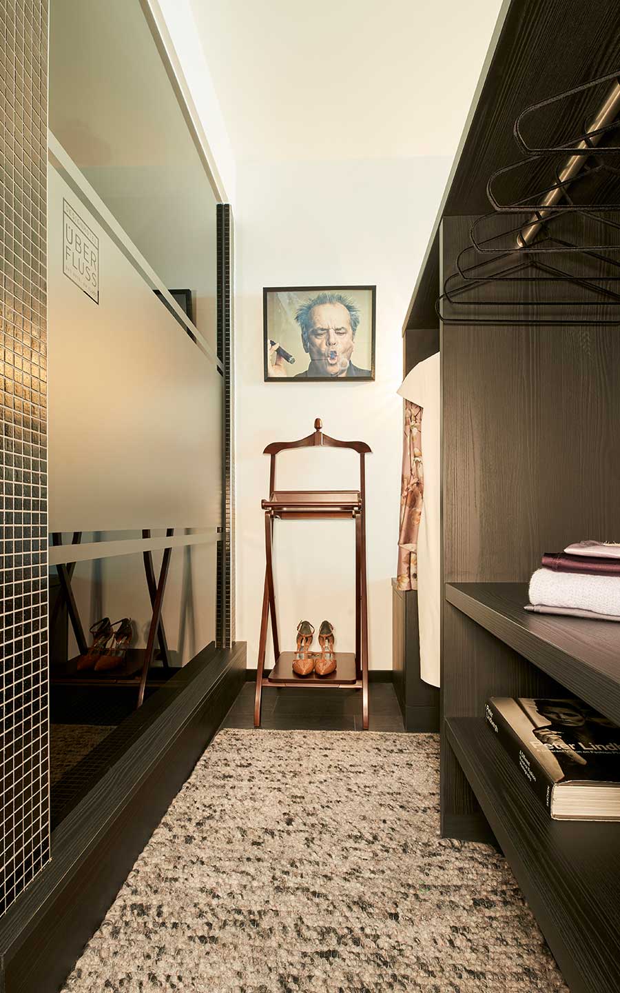 Designhotel ÜberFluss - Gadrobe auf Zimmer